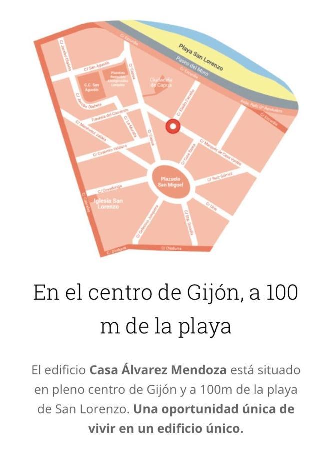 Apartmán Atico Marques Vistas Al Mar - Garaje Opcional Gijón Exteriér fotografie