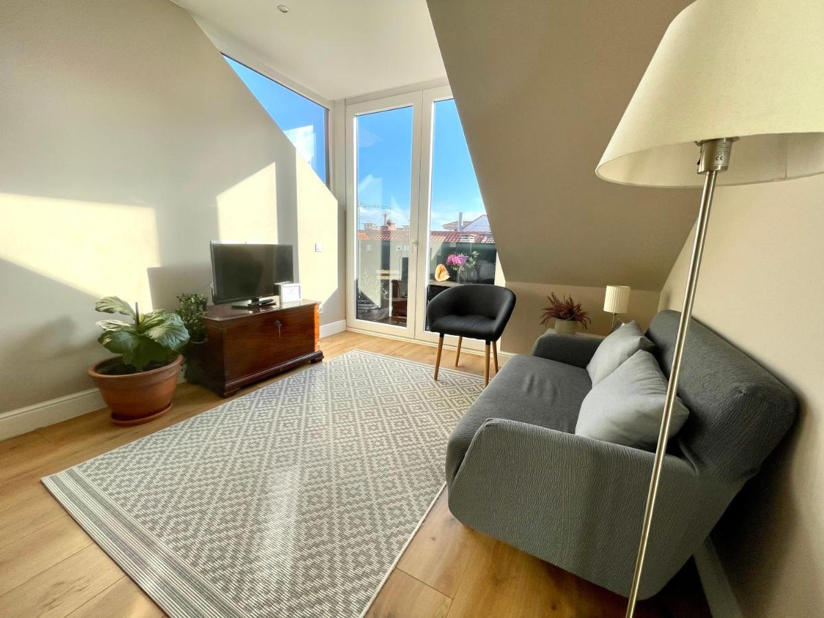 Apartmán Atico Marques Vistas Al Mar - Garaje Opcional Gijón Exteriér fotografie