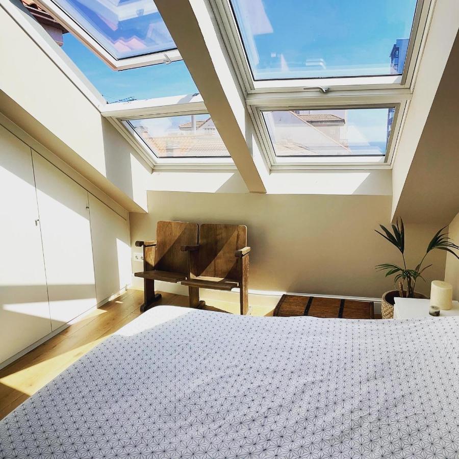 Apartmán Atico Marques Vistas Al Mar - Garaje Opcional Gijón Exteriér fotografie